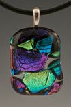 Dichroic Fused Glass Pendant 1 small