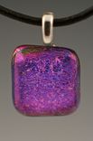 Dichroic Fused Glass Pendant 3 small