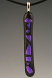 Dichroic Fused Glass Pendant 5 small