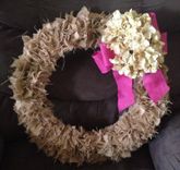 Burlap Wreaths 1 small