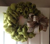 Burlap Wreaths 2 small