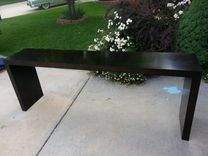 Solid Maple Java Sofa Table 2 small