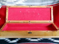 Cedar Box With Deer Antler Handle 3 small
