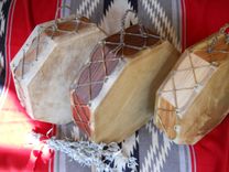 Octagonal Double Sided Drums 6 small