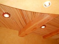 Beam And Latilla Ceiling With Cherry Light Trims 5 small