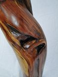 Reclaimed Cedar Floor Lamp With Turquoise Inlay And Hammered Tin Lampshade. 2 small