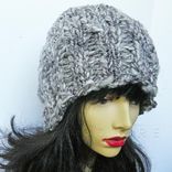 The Buknuki Hat - Thick Knit Hat In Granite Gray 3 small