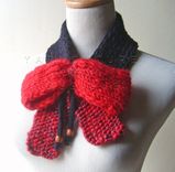 Big..Red..Bow.. Fiber Art Scarf 3 small