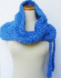 Sale The Tuareg Cowl - Fiber Art Drawstring Cowl / Neckwarmer / Oversized 3 small