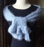 Lavender Dreams Ruffled Scarf-Soft/Luxurious 5 small