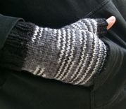 Shades Of Gray / Fingerless Gloves For Men 1 small