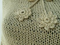 The Granny Square Knit Poncho / Capelet 3 small