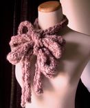 The Amazing Chunky Skinny Scarf - In Dusty Muave 1 small