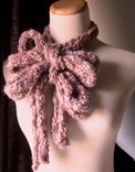 The Amazing Chunky Skinny Scarf - In Dusty Muave 5 small