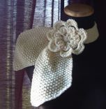 Vintage Inspired Ascot Necktie In Ivory Pearl 5 small