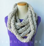 The Infinity Loop Scarf / High Fashion Chain Cowl / Fall - Winter Fashion 1 small