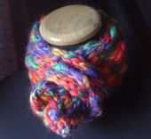 The Amazing Chunky Skinny Scarf / In Multicolor 2 small