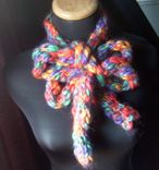 The Amazing Chunky Skinny Scarf / In Multicolor 1 small