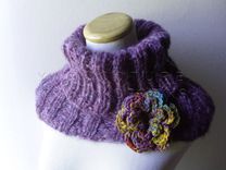 The Knit Ribbed Cowl For Women / Soft And Warm 1 small