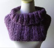 The Knit Ribbed Cowl For Women / Soft And Warm 2 small