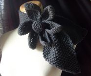 The Lotus - Vintage Inspired Ascot Necktie - Gothic Gray 3 small