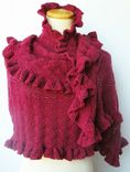 The Extreme Ruffles Shawl - Luxury Wrap / You Choose The Color 1 small