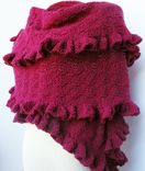 The Extreme Ruffles Shawl - Luxury Wrap / You Choose The Color 5 small