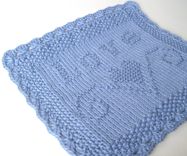 Luxury Knit Hand Towel - Love Embossed Design 2 small