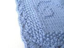 Luxury Knit Hand Towel - Love Embossed Design 3 small
