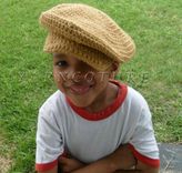 Cool Cotton Newsboy Hat/Unisex Tan Beige Color 1 small