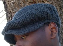 The Knit Newsie / Jeff Cap - Unisex In Gothic Gray 2 small