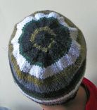 The Striped Beanie - In Luxurious Silk And Merino Wool 5 small