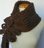 The State Street Grande/Wrap N Tie Cowl-Fall,Winter Fashion-Oversized Cowl-Dark Chocolate Brown 1 small