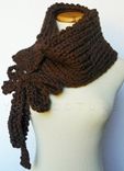 The State Street Grande/Wrap N Tie Cowl-Fall,Winter Fashion-Oversized Cowl-Dark Chocolate Brown 3 small