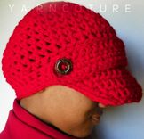 The Incognito Brimmed Beanie - You Choose The Color - Brimmed Hat, Newsboy Hat 2 small