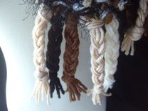 Hot Fudge Sundae Scarf - In Brown,Tan, And Black / Knit Scarf, Gifts For Women 4 small