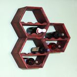 Modern Wine Storage - Hexagon Wine Racks 2 small