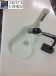 Concrete Guitar Shaped Sink 1 small