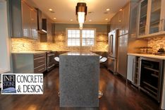Recycled Glass Concrete Island 3 small