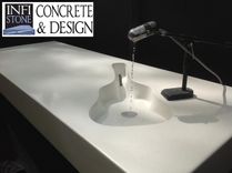 Concrete Guitar Shaped Sink 6 small
