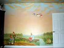 Peter Rabbit Mural Inspired By Beatrix Potter By Visionary Mural Co. 1 small