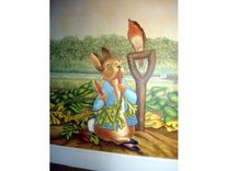 Peter Rabbit Mural Inspired By Beatrix Potter By Visionary Mural Co. 4 small