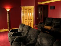 Art Deco Movie Palace Home Theater Faux Finishes And Design By Visionary Mural Co. 4 small