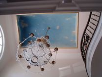 Sky Mural With Gold Leaf Stars By Visionary Mural Co. 4 small