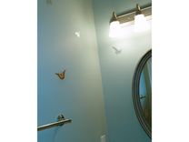 Blue Sky Mural On Canvas For Powder Room Ceiling By Visionary Mural Co. 5 small
