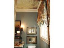 Gray Sky Mural On Canvas With Gold Leaf Accents 5 small
