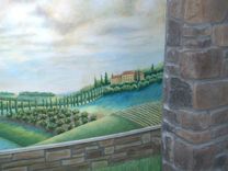 Italian Golf Course Mural In Florida By Visionary Mural Co. 6 small