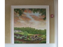 Golf Course Mural On Canvas By Visionary Mural Co. 1 small