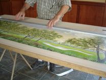 Florida Golf Course Mural On Canvas By Visionary Mural Co. 6 small