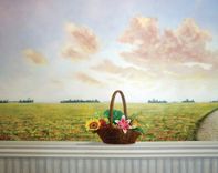 Coastal Tidewater Mural On Canvas By Visionary Mural Co. 4 small